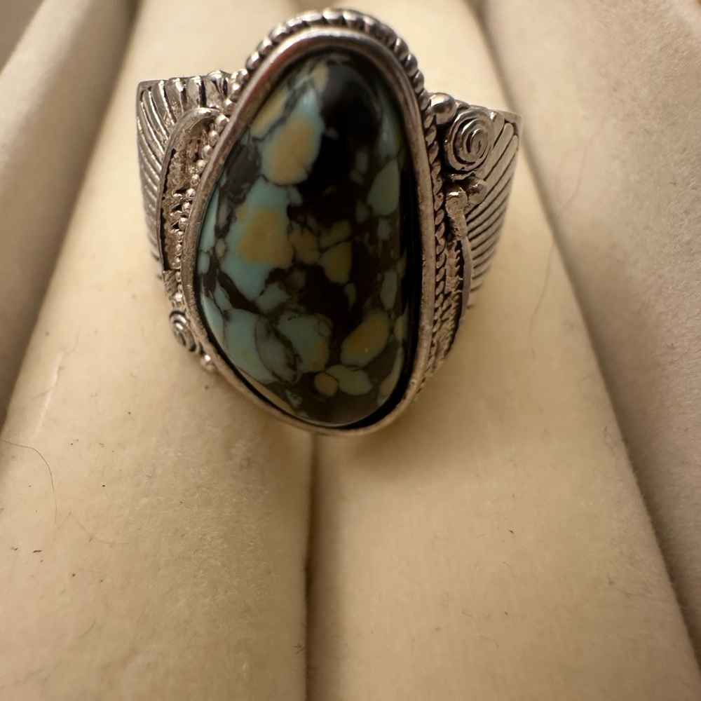 Silver Ring with Turquoise Stone
